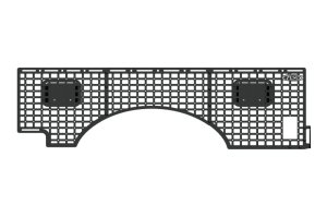 Ford F-350 Molle Panels - Passenger Side - Addictive Desert Designs - Bedside Accessory Mounting Panels - Hammer Black - `23-`26